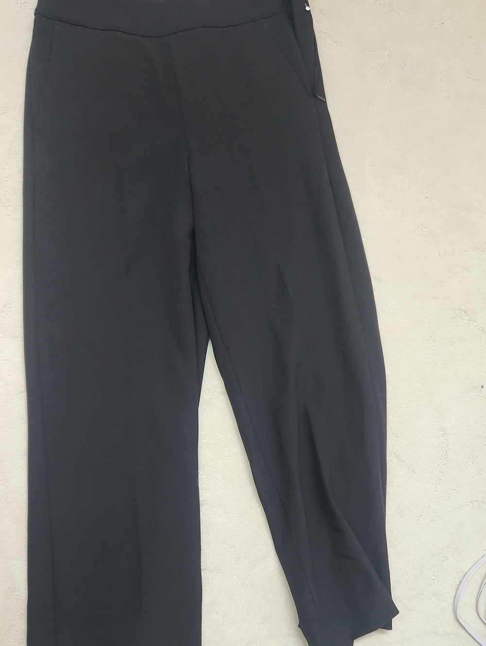 White House Black Market Black Wide-Leg Pants
